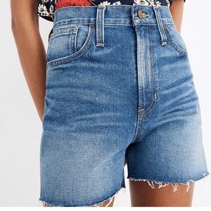 Madewell Perfect Jean Short in Ullman Wash